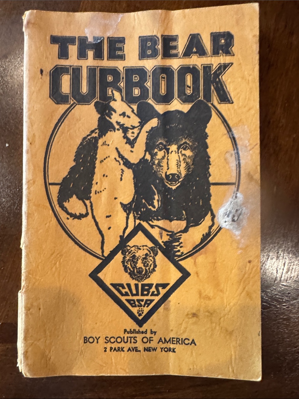 The Bear Cub Book - copyright 1938